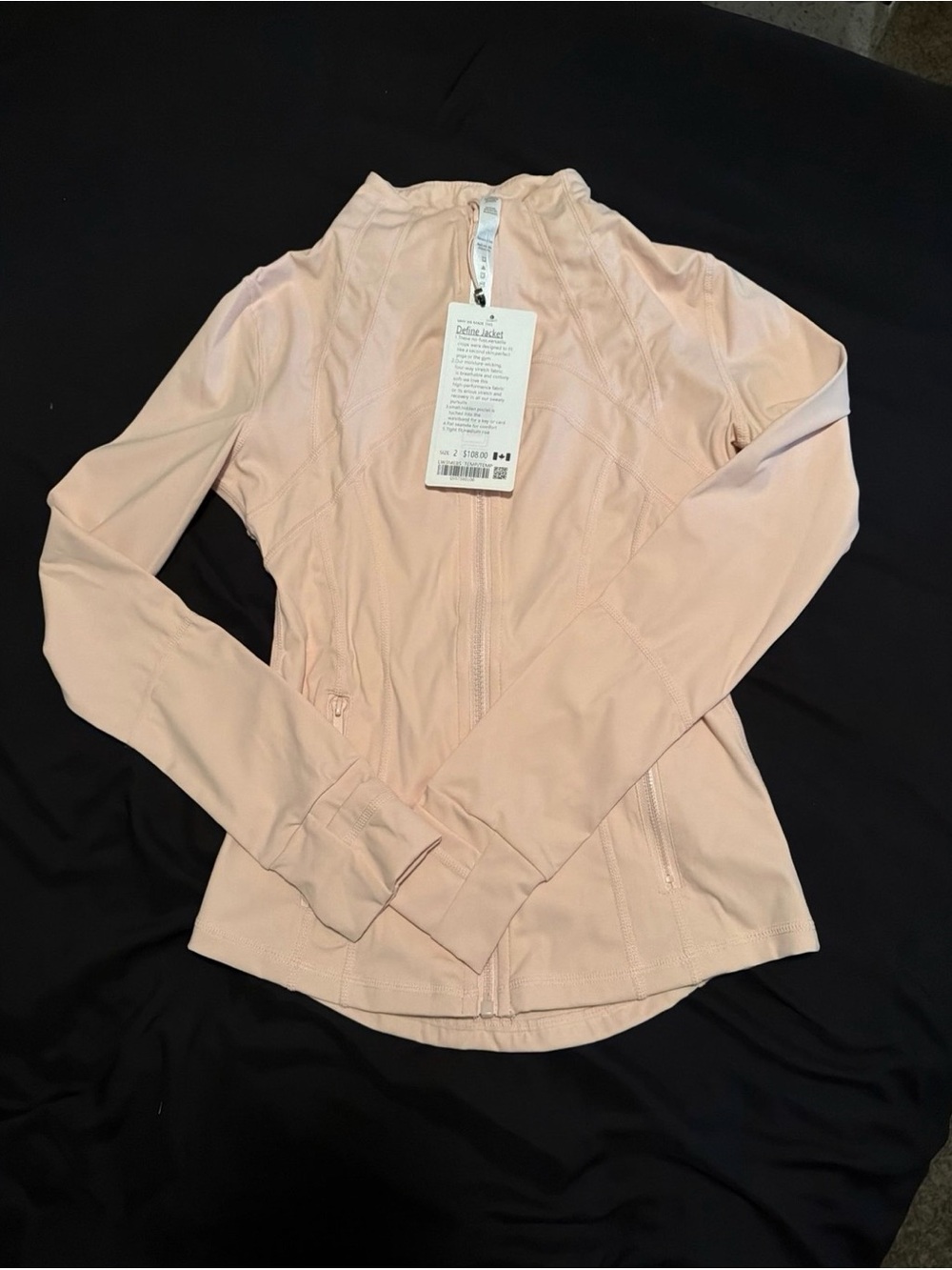 Light Blush Zip-Up Active Jacket Lululemon